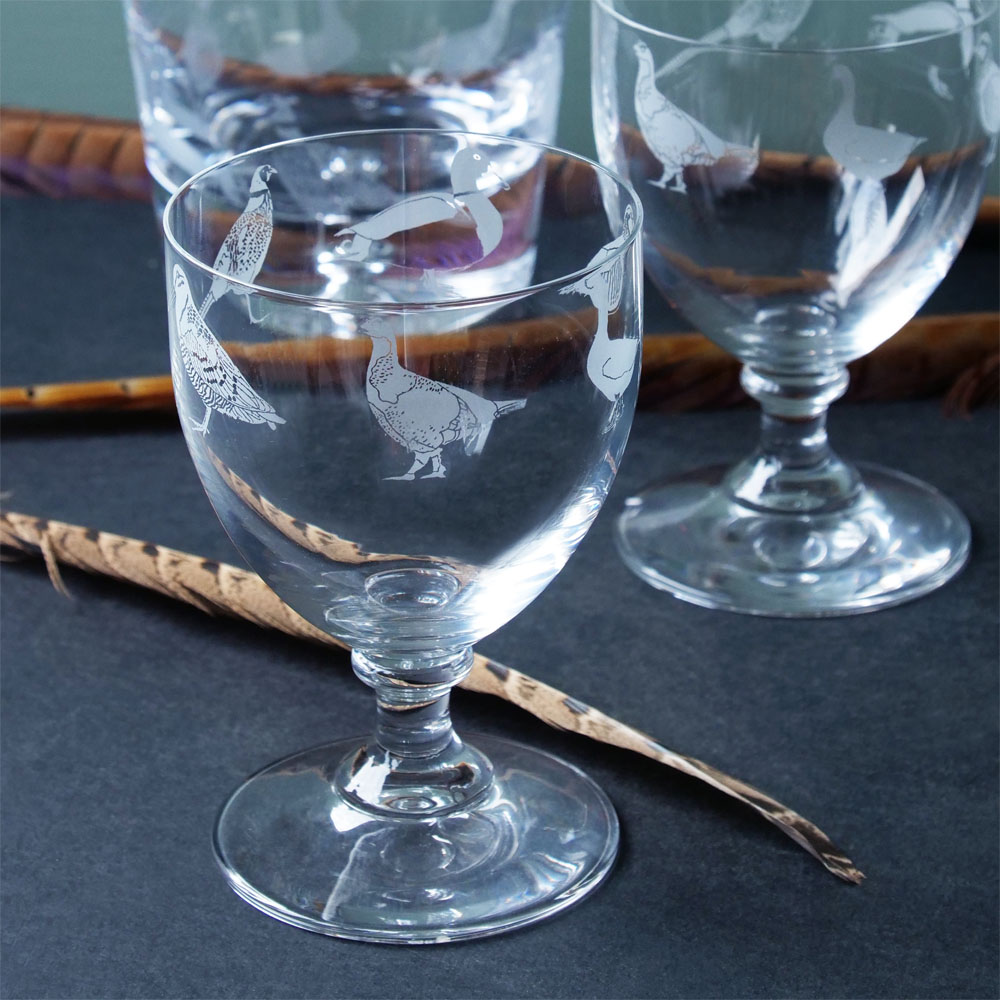 Marylebone Game Bird Wine Glasses